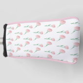  Preppy Pioenrozen Dames Golfheadcover (Voorkant)