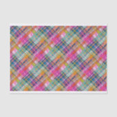 Preppy Plaid, diagonaal nummer 5 Tissuepapier (Voorkant)