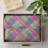 Preppy Plaid, diagonaal nummer 5 Tissuepapier (Geschenk)