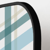 Preppy Plaid – Kustgroen Pickleball Paddle (Links Detail)