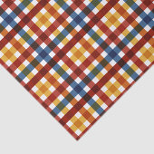 Preppy Plaid Patterned Tissuepapier (Detail)