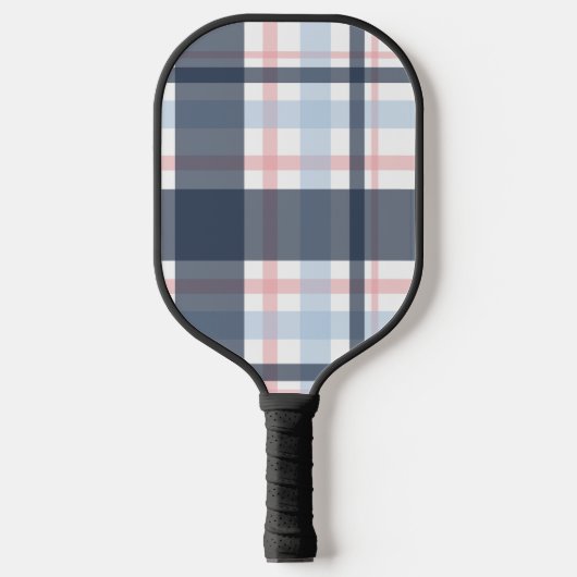 Preppy Plaid – Regatta Klassieker Pickleball Paddle (Voorkant)