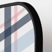 Preppy Plaid – Regatta Klassieker Pickleball Paddle (Links Detail)