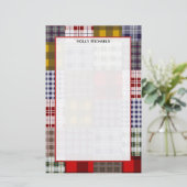 Preppy Plays Patchwork Stationery Briefpapier (Staand voorkant)