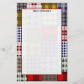Preppy Plays Patchwork Stationery Briefpapier (Voorkant)