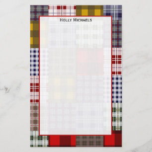 Preppy Plays Patchwork Stationery Briefpapier