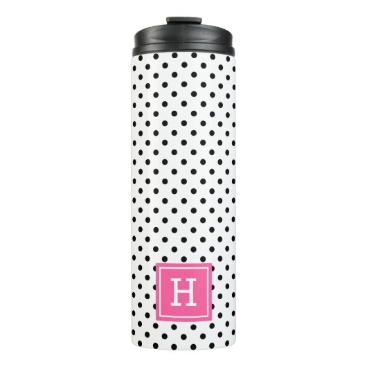 Preppy Polka Dots Thermosbeker (Voorkant)