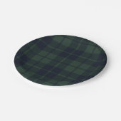 Preppy Polo Tartan Plaid Papieren Bordje (Gekanteld)