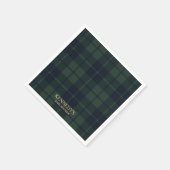 Preppy Polo Tartan Plaid Servet (Hoek)
