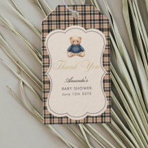 Preppy Polo Teddibeer Luxe Beige Baby Borrelcadeau
