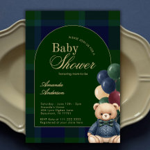 Preppy Polo Teddy Bear Klassieke Luxe Baby Shower
