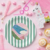 Preppy Pool Party Papieren borden Bordje (Feest)