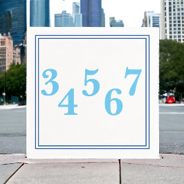 Preppy Postcode Border Custom Servet