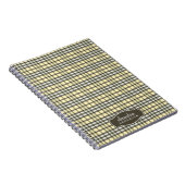 Preppy Pset Custom Notitieboek (chocolade/geel) (Rechterzijde)