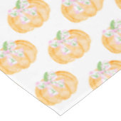 Preppy Pumpkin Bows Thanksgiving Tafelkleed (Gekanteld)