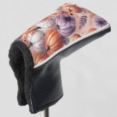 Preppy Pumpkin-patroon Golfheadcover (3/4 voorkant)