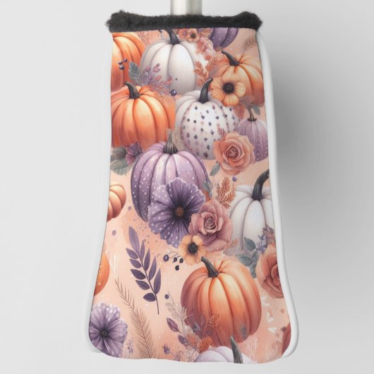 Preppy Pumpkin-patroon Golfheadcover (Draai 90)
