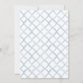 Preppy Puppy Dog Crest Baby shower uitnodiging (Achterkant)