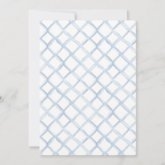 Preppy Puppy Dog Crest Baby shower uitnodiging (Achterkant)