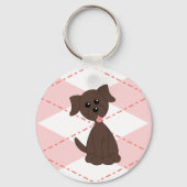 Preppy Puppy Sleutelhanger (Voorkant)