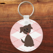 Preppy Puppy Sleutelhanger (Voorkant)