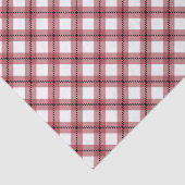 Preppy Red Argyle Plaid Tissuepapier (Detail)