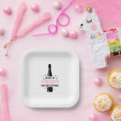 Preppy Riesling voor alles Papieren Bordje (Feest)