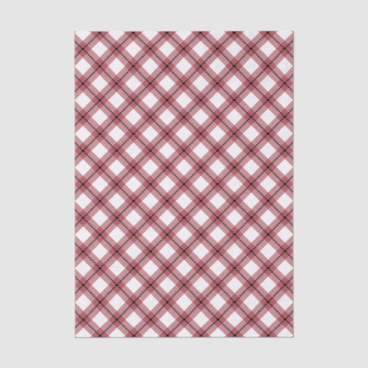 Preppy rode argyle ruitpatroon tissuepapier (Voorkant)