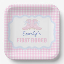 Preppy Rodeo Eerste Verjaardag Cowgirl Laarzen
