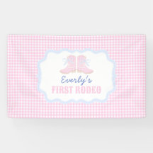 Preppy Rodeo Eerste Verjaardag Cowgirl Laarzen