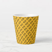 Preppy Roman Numeral XIX 19th Amendment Suffrage Latte Mok (Voorkant)