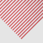 Preppy rood en wit gestreept tissuepapier (Detail)