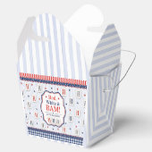 Preppy Rood Wit Blauw Mahjong 4 juli Bedankdoosjes (Geopend)