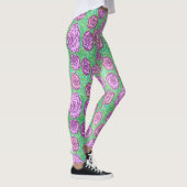 Preppy Roos Garden Floral Print Leggings (Rechts)