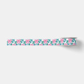 Preppy Roze Bogen en Garland Kerstmis Grosgrain Lint (Voorkant)