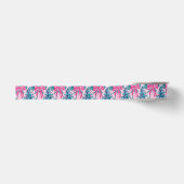 Preppy Roze Bogen en Garland Kerstmis Grosgrain Lint (Voorkant)