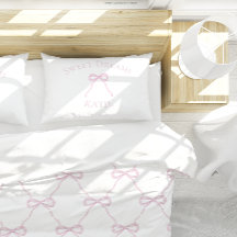 Preppy roze boog zoete dromen