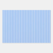 Preppy roze en blauwe walvissen Polka Dots and Str Inpakpapier Vel (Voorkant 3)