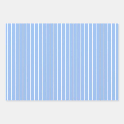 Preppy roze en blauwe walvissen Polka Dots and Str Inpakpapier Vel (Voorkant 3)