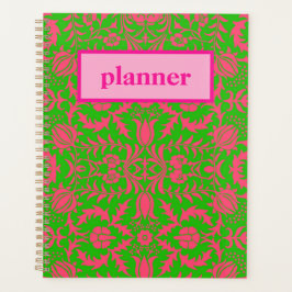 Preppy Roze en Groen Planner