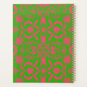 Preppy Roze en Groen Planner (Achterkant)