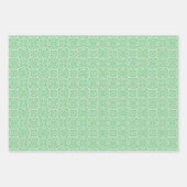 Preppy Roze en Groen Verpakkingsdocument (Reeks va Inpakpapier Vel (Voorkant)