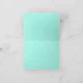 Preppy roze en groene bogen gepersonaliseerd notitiekaartje (Binnen)