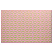 Preppy roze en groene palmstructuur stof (Yard (91,4 cm))
