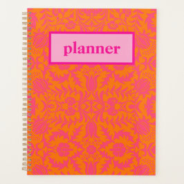 Preppy Roze en Oranje Planner
