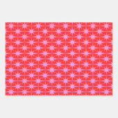 Preppy Roze en Rode Patroon Mix Inpakpapier Vel (Voorkant 2)