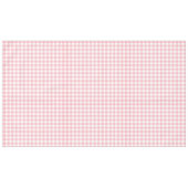 Preppy Roze en Witte Gingham Tafelkleed (Voorkant (Horizontaal))