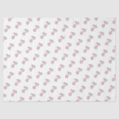 Preppy Roze Fiets Zomer Fun Vakantie Mode Tissuepapier (Voorkant)