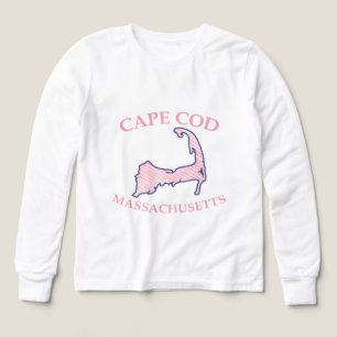Preppy Roze Gestreepte Kaap Kabeljauw Silhouette J