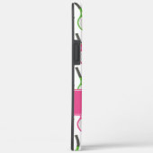 Preppy Roze Groen Blauwgroen Tennis Patroon Gepers Case-Mate iPhone Case (Achterkant / Rechts)